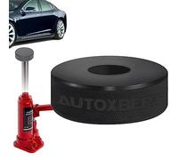 Adaptateur de cric de bouteille hydraulique en caoutchouc avec fente de protection de 25 mm sur le fond du bloc de support pour la plupart des crics bouteille de 3/4 tonnes points de levage universels