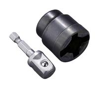 Adaptateur De Cric De Ciseaux - Adaptateur De Douille De Cric Pour Une Perceuse À Main | Convertisseur Résistant À La Rouille Changement D'outil Accessoires De Fixation Pour Le Garage D'atelier De Cam