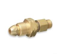 Adaptateur de cylindre de gaz vers régulateur acétylène en laiton, CGA-200 CGA-300 CGA-510 CGA-520, raccord de connexion de soudure (CGA-510 à CGA-200)