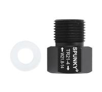 Adaptateur de cylindre de soude Convertisseur Noir Filetage Femelle Tr21x4 En Filetage Mâle W21.8-14