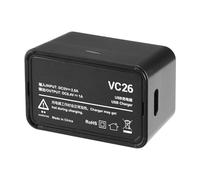 Adaptateur De De Batterie De Remplacement USB VC26 pour V1F V1O V1P VB26 VB26A WB100 V860III V850III V1S V1C V1N Chargeur De Batterie pour Lampe De Poche