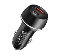 Adaptateur De De Voiture, Téléphonique De Voiture-USB Charger De Voiture, pour -bilcher-60-W-USB-TYP-C-CAR Charger Pd-Fast-Car Alimentation pour La Tablette Et Le T