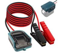 Adaptateur de Démarrage pour Batterie Makita 18V, Adaptateur de Démarrage Universel 18V avec Pinces Robustes, Câbles de Démarrage pour Automobile, pour Le Démarrage à l'Aide d'un Outi