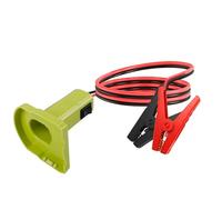 Adaptateur de démarrage pour voitures, compatible avec batterie Ryobi 18 V, 12 AWG, 1,8 m, démarreur portable, câble de démarrage pour voitures, alimentation pour démarrer les véhicules légers (Vert