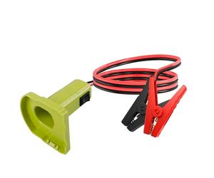Adaptateur de démarrage pour voitures, compatible avec batterie Ryobi 18 V, 12 AWG, 1,8 m, démarreur portable, câble de démarrage pour voitures, alimentation pour démarrer les véhicules légers (Vert