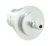 Adaptateur de dioxyde de carbone de rechange compatible avec l'adaptateur SodaStream Quick Connect pour une connexion rapide et fiable aux bouteilles externes (argenté)