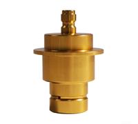 Adaptateur de dioxyde de carbone Quick Connect pour SodaStream - Adaptateur de remplissage en aluminium pour bouteilles de gaz externes et cylindres - Connexion rapide sans outils pour gazeuse (doré)