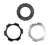 Adaptateur de disque de frein avec bague de blocage pour axe traversant CENTER L