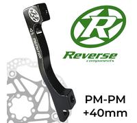 Adaptateur De Disque De Frein MTB Reverse PM-PM Ø 200Mm +40Mm Noir