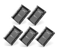 Adaptateur de Disque Dur 2,5" à 3,5", SANZANG 2,5 à 3,5 SATA HDD SSD Support de Montage Convertisseur avec Interface SATA III pour Disque Dur/SSD 7/9,5/12,5 mm 2,5" (Lot de 5)