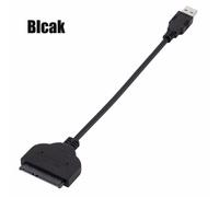 Adaptateur de disque dur 3.0 pouces SATA à USB 2.5, 22 broches colorées, convertisseur de câble pour ordinateur portable SSD 2.5 pouces, longueur 20cm 23cm