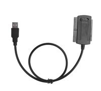 Adaptateur de disque dur externe SATA/IDE USB 3.0, convertisseur, outil de récupération universel avec alimentation 12 V, débits de transfert de