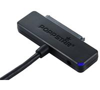 Adaptateur de Disque Dur SSD, HDD 2,5 et 3,5 Pouces vers USB 3.1 Gen 1 Type A, UASP Support jusqu'à 5 Go/s, Longeur:1m