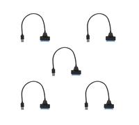 Adaptateur de disque dur USB 3.0 vers 2.5 pouces SATA -Noir