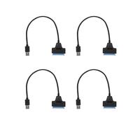 Adaptateur de disque dur USB 3.0 vers 2.5 pouces SATA -Noir