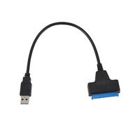 Adaptateur de disque dur USB 3.0 vers 2.5 pouces SATA -Noir