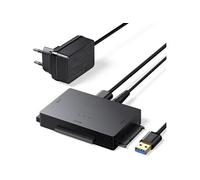 Adaptateur de Disque Dur USB 3.0 vers IDE SATA avec Adaptateur Alimentation Externe disque dur SSD IDE SATA 2,5 3,5 Noir -