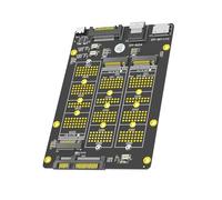 Adaptateur de disque Soid pour NVME vers SFF 8654 8611 3 ports Conversion sans problème Adaptateur de carte mère Transfert de données rapide