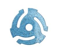 Adaptateur de Disque Vinyle LP45 RPM, Base de Conversion Audio pour Platine Vinyle EP, Gramophone, Bleu.