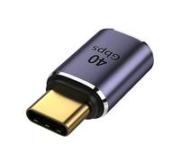 Adaptateur de données de type C pour transfert de connexion, C mère vers C | Transfert de données jusqu'à 40 Gbit/s, format d'interface de type C, adaptateur de connexion pour ponter entre les points