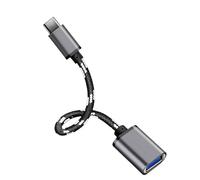 Adaptateur De Données Otg Mâle Vers Usb 2.0,Type C Femelle,Câble Pour Sansumg,Lg,Sony,Htc,Xiaomi,Android,2.0 A.Autre.Grey