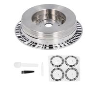 Adaptateur de dosette de café réutilisable en acier inoxydable avec cuillère et brosse, support de filtre respectueux de l'environnement compatible avec la plupart des marques de capsules