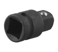 Adaptateur de douille 1/2" vers 1/2" Réducteur de Douille, Acier au Chrome Vanadium, Outil d'Entraînement Extension pour Clé Électrique ou Pneumatique, Noir