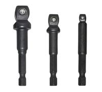 Adaptateur De Douille 1/4 "3/8" 1/2 ", Jeu De Mèches, Pilote D'écrou, Extension De Puissance, Qualité D'impact, Adaptateur À Tige Hexagonale, Forets, Manchon De 3Pcs Ball Head)