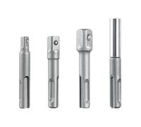Adaptateur de douille 4 pièces, perceuse à tige hexagonale 1 / 4 | Kits d ' adaptateur de douille en acier pour e forage, embout d ' extension de puissance 1 / 4 3 / 8 1 / 2 pouces tige