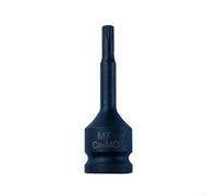 Adaptateur de douille à 12 points M5-M19 1/2" Douille d'extension Embout de tournevis en acier CR-MO Longueur 78 mm pour clé à cliquet électrique Outil de réparation M7