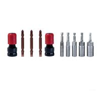 Adaptateur de douille à dégagement rapide 1/2 vers 14 mm pour perceuse | Ouverture rapide à une main, changement d'embout sans couture, pas d'interruption de projet, entraînement 1/2 à hexagonal de