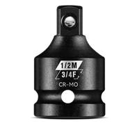 Adaptateur de douille à impact 3/4" F vers 1/2" M en acier Cr-Mo dépasse les normes ANSI, réducteur d'entraînement carré pour perceuse à percussion
