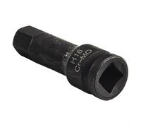 Adaptateur de douille à tête hexagonale de 12,5 mm pour perceuse électrique et clé à air, adaptateur de clé à douille en alliage d'acier avec tailles de 4 à 19 mm pour usine, atelier de réparation et