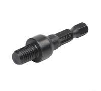 Adaptateur de douille autotaraudeuse avec tige hexagonale de 6,35 mm pour applications de perceuse électrique avec filetage M6 M8 M10 adapté pour boulons de suspension et écrous d'insertion (dents