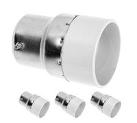 Adaptateur de Douille B22 vers E14 sans Recâblage 4 Pièces 2a 220v | Cuivre et PC Résistants aux Températures Élevées, pour Ampoules Incandescentes, Plafonniers, Studios, Propriétaires