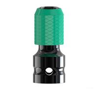 Adaptateur de douille carrée 1/2" vers douille hexagonale de 6,35 mm pour clé à air et électrique I-mpact, outil en métal à dégagement rapide pour clés pneumatiques, tournevis et forets (1 pièce)