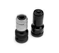 Adaptateur de douille carrée 1/4" tige à 1/2" carré extension de mèche de tournevis d'extension de clé électrique