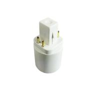 Adaptateur de douille d'ampoule LED G24q 4 broches 15 mm vers culot E27 E26 à vis