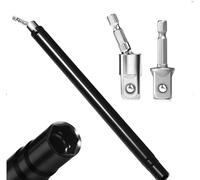 Adaptateur de douille de 1,4 cm - Manchon de nivellement de plafond - Douille creuse - Douille à écrou hexagonal - Accessoires de clé électrique - Tournevis à écrou creux