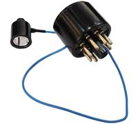 Adaptateur de douille de tube 8 broches, convient pour 6F8G vers 6SN7 et 807 vers 6L6, convertisseur de tubes à vide audio avec contacts plaqués or et boîtier en bakélite pour HiFi DIY (807 à 6L6)