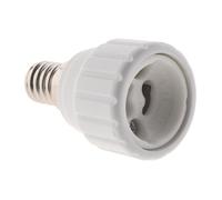 Adaptateur de douille E14 vers GU10 à visser - ignifuge - Blanc - Zenitech