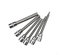 Adaptateur de douille en chrome vanadium 3/8" très résistant (H4) | Acier Cr-V traité thermiquement, pour une résistance aux chocs, revêtement résistant à la rouille, convient aux outils