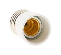 Zenitech - Adaptateur de douille fiche mâle E27 vers fiche femelle E14 blanc G