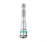 Adaptateur de douille hexagonale, manchon de tournevis à tige de 6,35 mm avec ressort pour perceuse électrique et liquet, réducteur en acier 8 mm, 10 mm (8 mm)