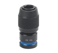 Adaptateur de douille pour hoc 6,35 mm Hex Quick | Verrou de déverrouillage de précision pour outils électriques en métal forgé pour perceuses pneumatiques électriques (C)