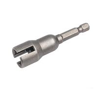Adaptateur de douille pour écrou papillon, tige hexagonale de 6,35 mm n U, pour acier CR-V, tournevis rapide pour boulons à oreilles et crochets, compatible avec perceuses électriques pour