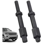 Adaptateur de douille pour marteau pneumatique 1 paire douilles robustes | Casse-boulons Pneumatique pour réparation auto, mécaniciens, garage, atelier, maison, bord de route