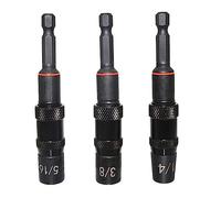 Adaptateur de douille pratique 1/4 3/8 5/16 Guide d'entraînement Tige d'extension porte-embout pour espaces étroits