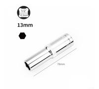 Adaptateur de douille profonde 1/2" pour clés à six pans creux et outils à cliquet, compatible avec différentes tailles (13 mm)
