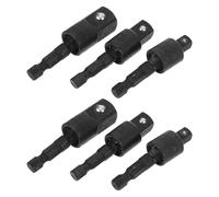 Adaptateur de Douille Rotatif 360° Embouts 1/4 3/8 1/2 | Perceuse et Visseuse Pneumatique, Retenue à Bille à Ressort, Usage Bricolage Maison, Lot de Sets